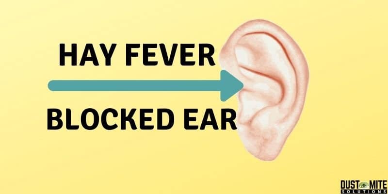 hay fever and blocked ears