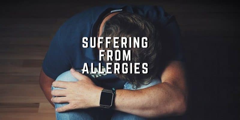 suffering from allergies